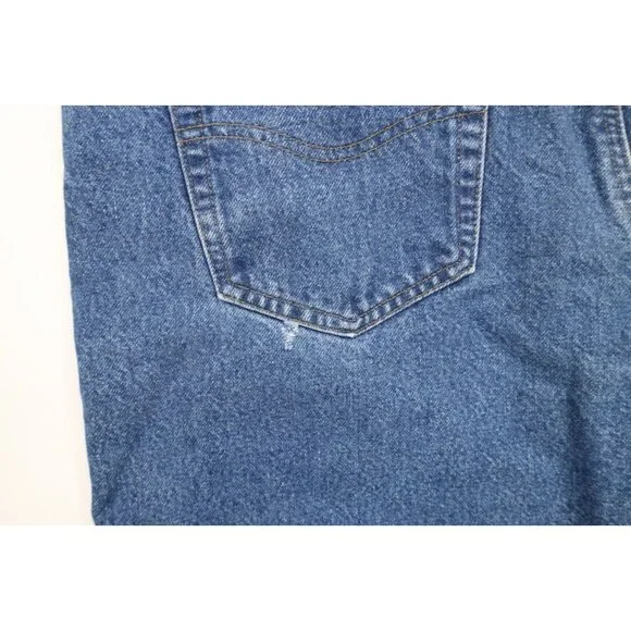 Vintage Y2K 2004 Carhartt Mens 38x34 Faded Spell Out Flannel Lined Denim Jeans